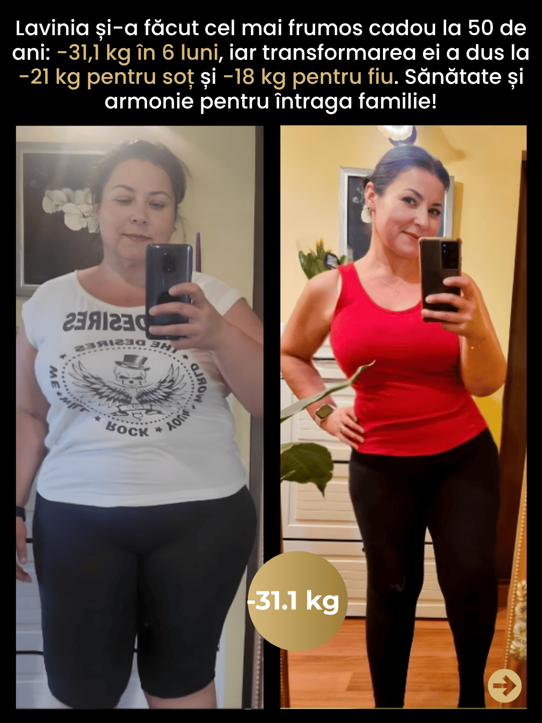 Lavinia, 50 de ani